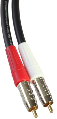 Blue Jeans Cable LC-2 Stereo Audio Cables (Black, 6 Foot)