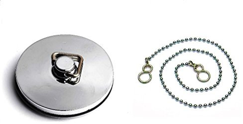 Bulk Hardware BH03917 Bouchon de baignoire en Métal Chromé, 45 mm