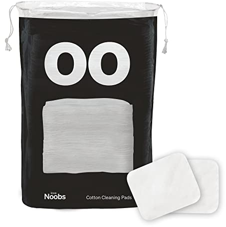 100% BIO Wattepads Baby von LoveNoobs, 60 Count, Jumbo-Größe, Ultraweich, GOTS Zertifiziert, Für Empfindliche Haut, Fussel-frei