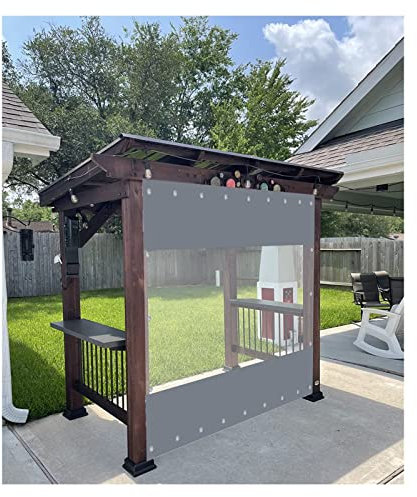 Bâche imperméable et indéchirable pour lavage de voiture, pavillon, meubles de jardin, housse transparente 1,6 x 2 m, protection pour vos espaces extérieurs