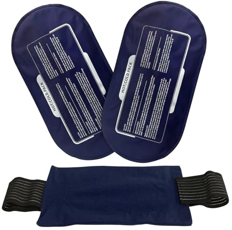 World-Bio Ice Pack for Sports Injuries,Reusable Ice Packs with Adjustable Straps for Muscle Pain, Swelling, Multifunctional Hot and Cold Compress for Knee, Shoulder, Arm, Leg,Back,Head,Ankle