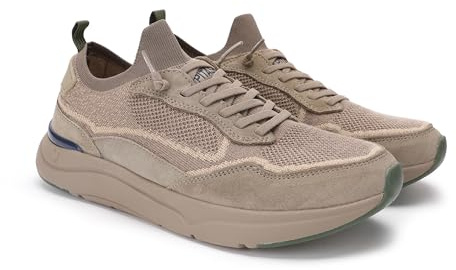 Pitas | TUI Man | Sneakers Casual da Uomo | Mocassini Invernali | Scarpe Eleganti | Nautiche Invernali | Scarpa da Vela | Calzatura Senza Lacci | Calzature Walkinpitas | Beige | 42