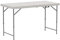 Amazon Basics Heavy Duty silver folding Rectangular Tray Table Easel, Assembled Size, 4 feet, 122 x 61 x 72 cm