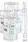 Relaxdays 96er Pack Seifenblasen Hochzeit, Herzgriff, Seifenblasenflüssigkeit, Gastgeschenk, Mitgebsel, Kinder, weiß