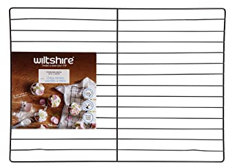 Wiltshire Cooling Rack, Small, PFOA & PTFE Free, Non-Stick Coating, 26x35x2cm, Black