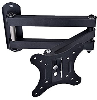 TAHA TV Wall Bracket Mount Mounting Tilt swivel for Most 14-30 Inch LED LCD OLED Plasma TVs MAX VESA 100x100mm