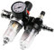 MOCNT 1/4 Filter Wasserabscheider Ölabscheider Druckminderer Druckluft Kompressor Feuchtigkeitsfalle Druckregler Pneumatische Luftfilterregler Schnellverbinder