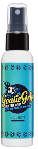 Goalie Grip Spray - Extra Grip for Soccer Goalie Gloves - Grip Spray for Goalkeeper Gloves - Soccer Gloves Grip Reinforcement - Better Grip for Soccer Goalie Gloves Youth - Soccer Accessories 2 oz