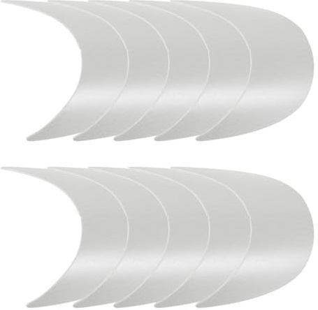 WRITWAA Lot de 10 Casquettes VisièRe À Coudre pour Femmes VisièRe De Chapeau De Protection Solaire Large Bord LéGer Et Durable pour Sports Et Usage Quotidien Blanc