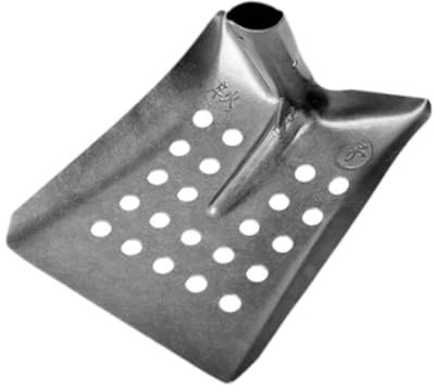 Fonowx Bêche en métal pour nettoyage de boue et drainage extérieur, CarrÉ, 27x21x16.5cm