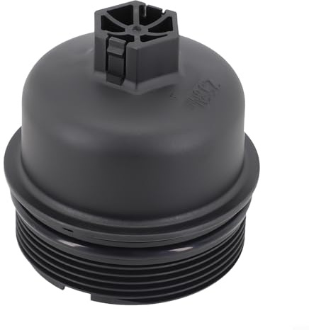 Couvercle de boîtier de filtre à huile 3M5Q-6737-AA compatible avec MK7 2.2/2.4, MK4, Galaxy - Pièce de rechange en plastique noir