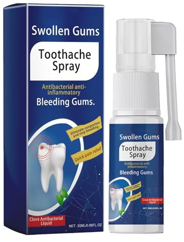 Spray Analgésico Dental,Aerosol para el Cuidado Bucal Aliviar,Spraye Para Aliviar El Dolor De Muelas,Spray Analgésico Dental,Portátil Dolor Muelas
