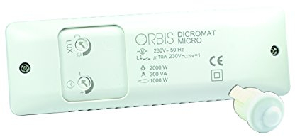 DICROMAT Micro 230V.Detector Movimiento EMPOTRABLE Techo 360º.1 CIRC.DETEC.:ø 4M A 2,5M Altura
