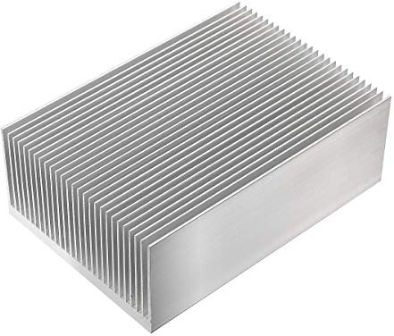 Xnrtop Aluminum Heat Sink Heatsink Module Cooler Fin for High Power Led Amplifier Transistor Semiconductor Devices with 100 mm (L) x 69 mm(W) x 36 mm(H)