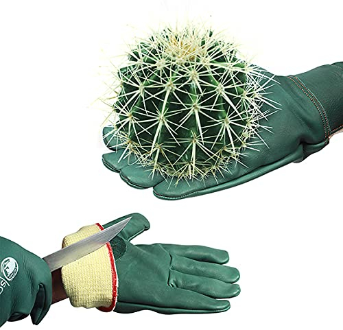 SAFTA Cut Resistant Gloves, Kevlar lining gloves Level 5 Protection, Thorn proof Gardening Gloves, Stab Proof Gloves for Handling Sharp Objects in Butcher | Mechanic | Industrial Work.(One Pair, XL)