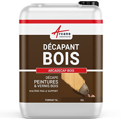 Décapant bois : Produit décapant pour peinture et vernis : Arcadecap bois - 5 L - ARCANE INDUSTRIES