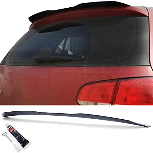 Heckspoiler Dachkantenspoiler Schwarz Glanz für VW Golf 6 7 GTI GTD R 09-20