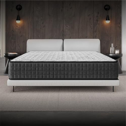 COSMOS - Matratze 180x200 cm Gamma Taschenfederkernmatratze Härtegrad H3/H4 - Öko-Tex Zertifiziert - Thermoregulierend + Blue Latex 7 Zonen Matratze Höhe 30 cm - Federn - Made in EU