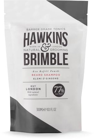 Hawkins & Brimble Beard Shampoo Refill Pouch 300ml