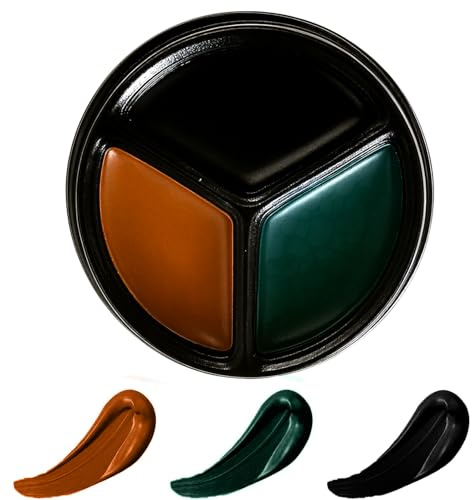 3 in 1 Halloween Face Paint, SFX Makeup Kit, 3 Colors Non Toxic Body Paint Special Effect Makeup Painting Kit For Fancy Dress Stage Drama Clown Zombie Skin Paints For Adults Kids