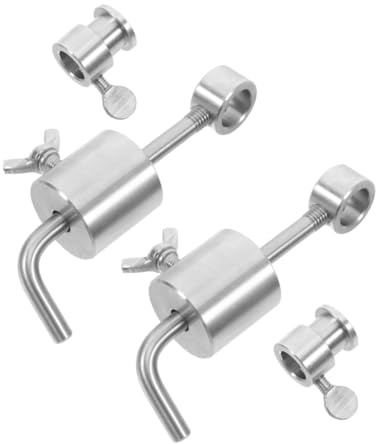 CAXUSD 2 Piezas Pesas de Contrapeso para Asador Acero Inoxidable Accesorio para Equilibrar Espetos y Parrillas Barbacoas Exteriores
