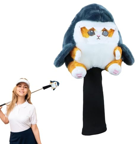 laxreheye Housses pour têtes de clubs de golf – Housses de protection pour animaux | Couvertures pour Fairway, accessoire pour clubs hybrides en bois et de Fairway pour femmes golfeurs et amateurs