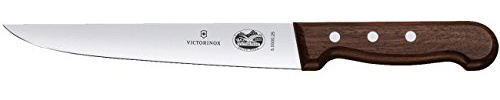 Victorinox 5.5500.20 Couteau de Boucher, Acier Inoxydable, Jaune, 30 x 5 x 5 cm