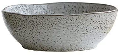House Doctor - Bowl, Schüssel, Schälchen - Rustic - grau/braun - Ø 21,5 cm - Keramik - Handmade