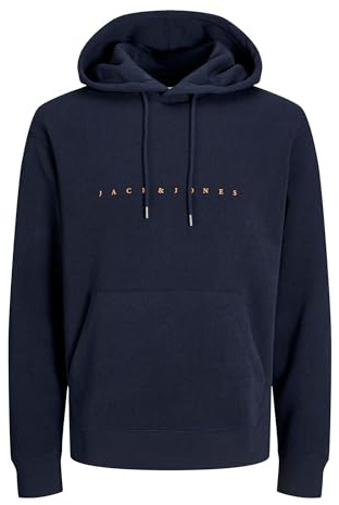 JACK & JONES Herren Hoodie Kapuzenpullover JJESTAR JJ Sweat Hood - Relaxed Fit