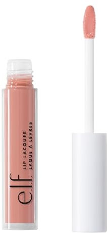 e.l.f. Vernis à lèvres nourrissant, non collant ultra brillant avec couleur transparente, infusé avec des vitamines A et E, végétalien et sans cruauté envers les animaux, rose Whisper