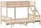 vidaXL Etagenbett, Hochbett mit Leitplanken, Stockbett für Schlafzimmer, Bett Holzbett Einzelbett, 90x200/140x200cm Massivholz Kiefer