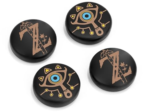 DLseego Capuchons de Pouce Compatibles avec Switch/Switch Lite/Switch OLED,Capuchon Joystick Switch 4 Capuchons de Boutons de Switch Poignée de Pouce Cover,Z Classique