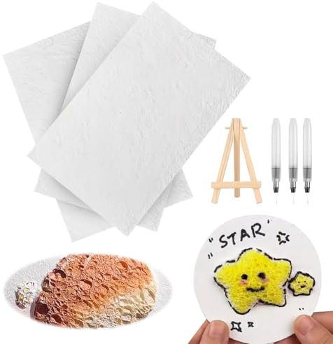 Kit de peinture de texture en mousse Magic 3D, Magic Puffy Paint Art, Popcorn Drawing Texture Texture Painting Kit, bricolage Drawing stylènes Art Supplies Puff Dessins sur papier