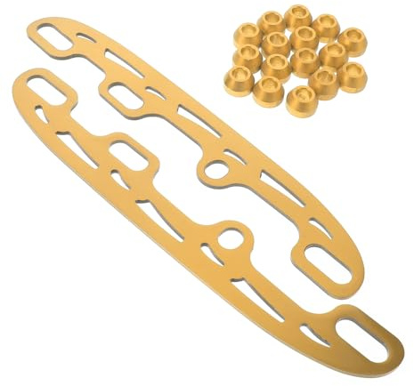 SKISUNO Set 2 Lame di Ricambio per Pattini da Ghiaccio Uomo in Acciaio Inox 290mm con Tappi in Lega Alluminio Lame per Pattinaggio Hockey su Ghiaccio ad Alte Prestazioni Adatte