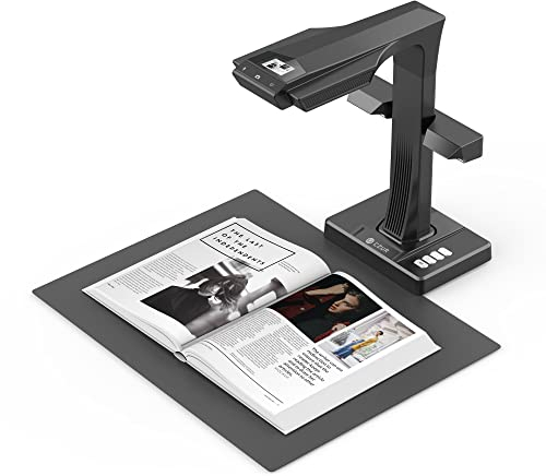 CZUR ET16 Plus Dokumentenscanner, Professional Buchscanner für Max A3 Größe,16Megapixels Kamera, Kompatibel mit macOS und Windows, OCR für über 180 Sprachen