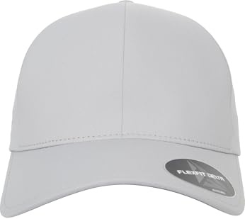 Flexfit Delta Adjustable Cap, Silver, one Size
