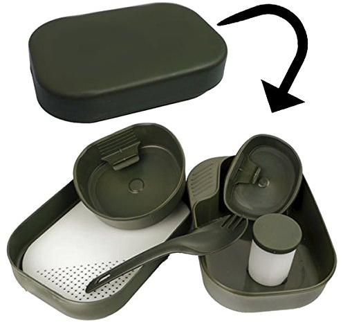 Copytec Wildo Camp A Box Geschirr + Besteck Survival Camping Outdoor Zelten EPA #17137