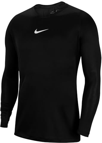 Nike Herren Dri-fit Park første lag Longsleeve, Black/(White), S EU