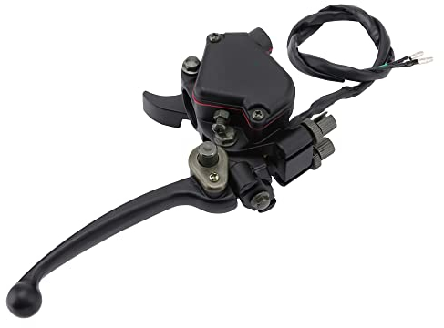 WOOSTAR Motorrad Lenker 22mm Daumen Drosseln mit Dual Bremshebel Ersatz für 50ccm 90ccm 110ccm 150ccm 250ccm Taotao Sunl Roketa Kazuma ATV 4 Wheeler Quad Motorizedbike
