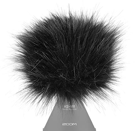 Gutmann Microfono protezione antivento pelo per Zoom H3-VR Black