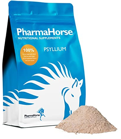 PharmaHorse Psyllium | Fonction intestinal du Cheval | pour Chevaux Qui vivent dans Un Environnement avec du Sable | sans sucres ajoutés et sans éléments dopants | 700 grammes