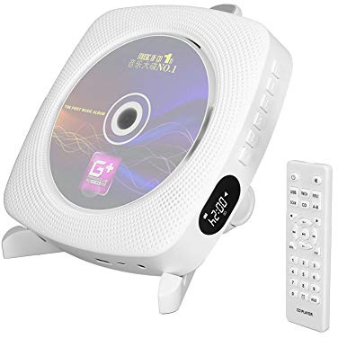 Portable Bluetooth CD Player & Home Audio Boombox with FM Radio