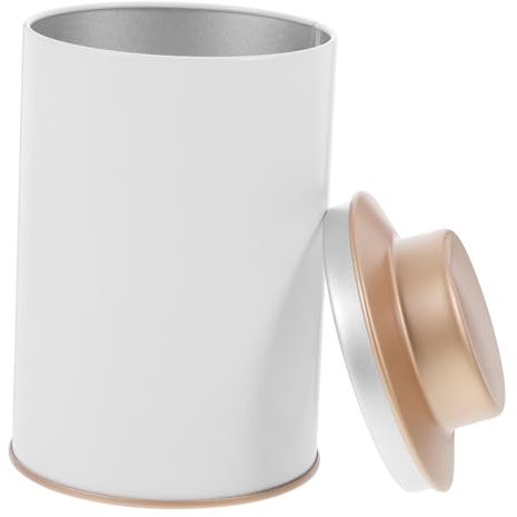 FUNOMOCYA Barattolo Ermetico in Contenitore Per Alimenti Secchi Lattina Per Tè e Chicchi Caffè Conservazione in Cucina e Casa Materiale e Robusto