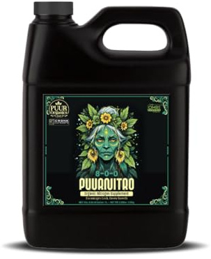 Cronk Nutrients 500mL PuurNitro Organic Nitrogen Fertilizer 8-0-0 – Liquid Plant Food for Vegetative Growth – Clean and Concentrated Formula for Soil, Coco, and Hydroponics – PuurOrganics