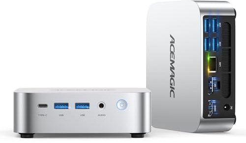 ACEMAGIC K1 Mini PC, Ιntel Core i5-12600H(12C/16T, jusqu'à 4,5 GHz), 32 Go DDR4 1 to SSD Mini Ordinateur Bureau WiFi 6, Graphique Ιntel Iris XE, 4K UHD Triple écran, Buetooth 5.2