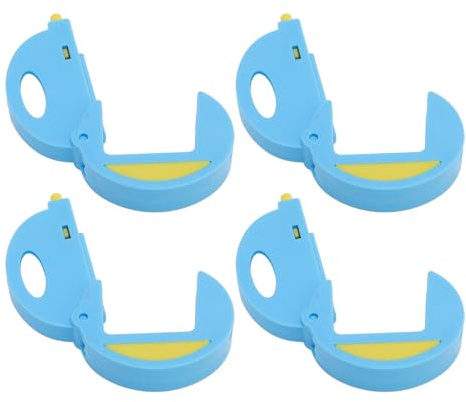 Yinhing 4 Pcs Space Saving Sealing Clips for Bags Safe and Portable Multifunctional Snack Sealing Clips for Kitchen for Packaging Sweets Chips and Other Food Items Ideal for Home Use and O