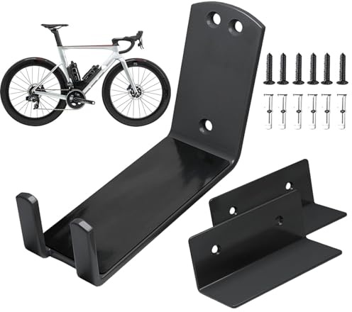 Supporto Per Bicicletta A Muro Da Garage,Rastrelliera Pedali A Risparmio Di Spazio Per Esposizione,Portabici da Garage con Montaggio a Muro | per Bici da Montagna, Scooter, Casa e Appartamento