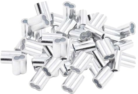 ShengQuanHao 100 Manguitos de Engaste para Cables de Acero, M1