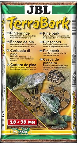 JBL, TerraBark, substrato da Decorazione, per terrari da Bosco e Foresta pluviale, Corteccia di Pino
