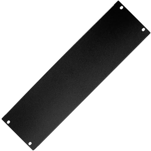 RackMatic - Panel ciego de 3U para armario rack 19 Tapa negra